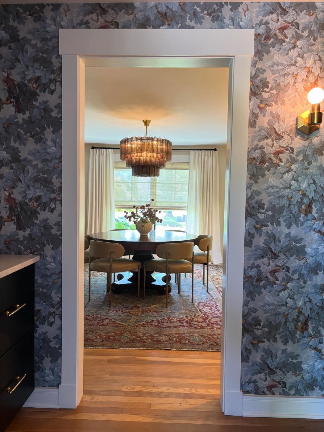 Detail of an interior designed by Swoon House Studio
